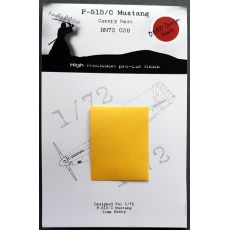 P15B/C Mustang Canopy and wheel mask (Arma Hobby) NM72039