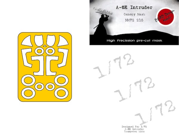 Grumman A6E/TRAM Intruder Canopy and wheel mask (Trumpeter) NM72215