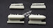 Kawasaki Ki61 Id Hien "Tony" wing racks and Drop tanks type II wooden (Tamiya) RM72-001