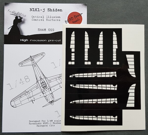 Kawanishsi N1K1-J Shiden "George" Optical Illusion Control Surfaces mask (Tamiya)  SM48022