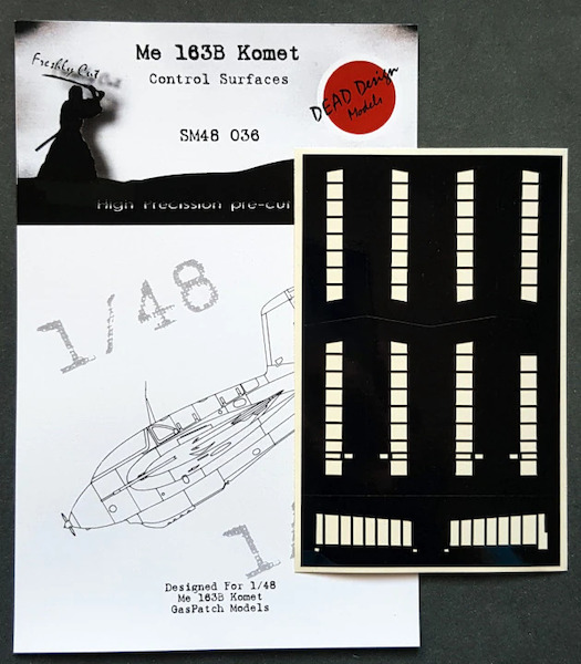 Messerschmitt  Me163B Komet Optical Illusion Control Surfaces mask (GasPatch)  SM48036