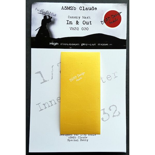 Mitsubishi A5M-2b "Claude" Canopy masks In and outside (Special Hobby)  VM32030