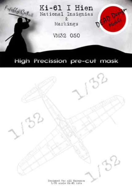 Kawasaki Ki61-I Hien "Tony" National Insignia and Markings (Hasegawa) VM32050