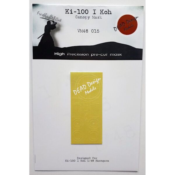 Kawasaki Ki100-I Koh "Tony" Razorback Canopy and wheel mask (Hasegawa) VM48015