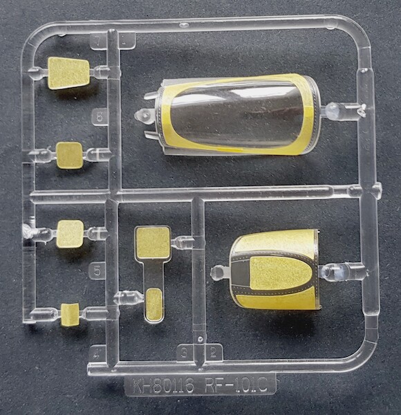 McDonnell RF101C/G/H  Voodoo Canopy masks (Kitty Hawk)  VM48029