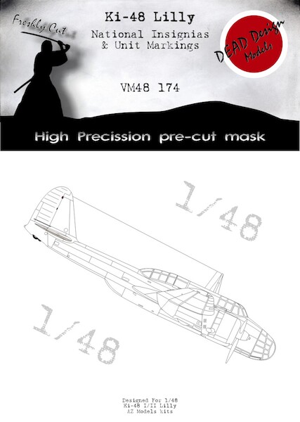 Kawasaki Ki48-I/II "Lily" National Insignia and Unit markings (AZ Models) VM48174
