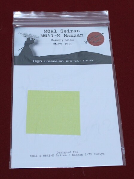 Aichi M6A1 Seiran / M6A1-K Nansan Canopy masks (Tamiya) VM72001
