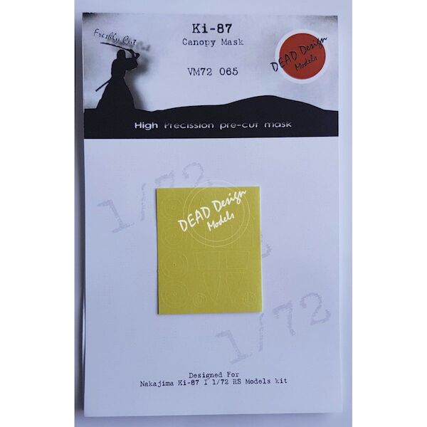 Nakajima Ki87 Canopy masks (RS Models) VM72065