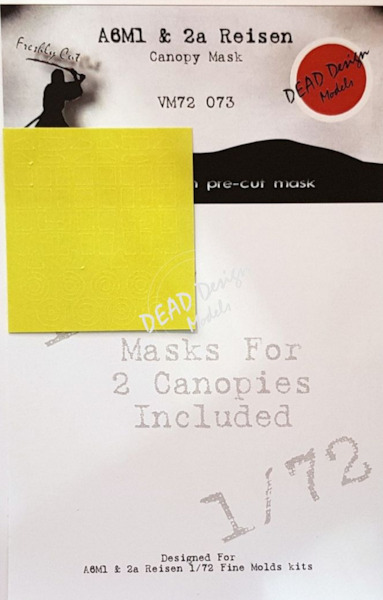 Mitsubishi A6M1/2a Reisen "Zero" Canopy masks (Fine Molds) VM72073