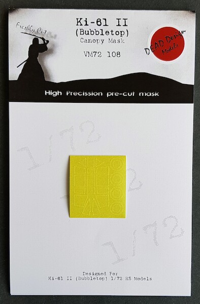 Kawasaki Ki61-II Hien "Tony" (Bubbletop) Canopy masks (RS Models) VM72108
