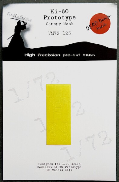 Kawasaki Ki60 Prototype Canopy masks (RS Models) VM72123