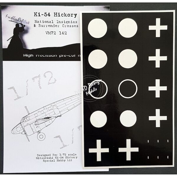 Tachikawa Ki54 'Hickory' National insignias and Surrender crosses masks (Special Hobby)  VM72142