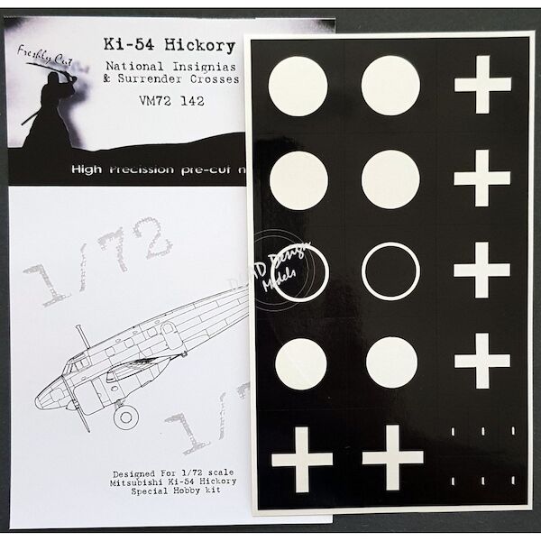Tachikawa Ki54 'Hickory' National insignias and Surrender crosses masks (Special Hobby) VM72142
