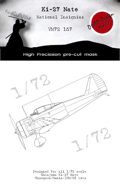 Nakajima Ki27 "Nate"National Insignia masks (Hasegawa/Mania/RS/ICM)  VM72157