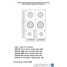 Aichi M6A1-K Nansan National insignias & markings (Tamiya) VM72170