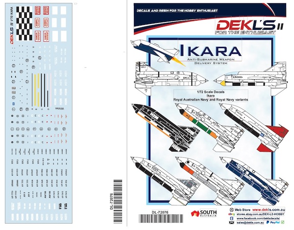 GAF Ikara Decals dl-72076