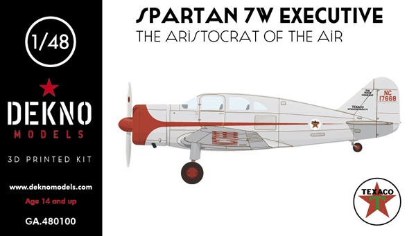 Spartan 7W Executive "Aristocrat of the Air" (End of Line Sale Was euro 69,95)  GA.480100
