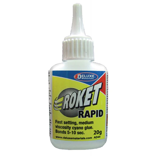 Roket Rapid, Fast setting Medium Viscosity Cyano Glue  AD44