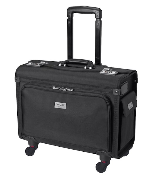 Pilot Case Airliner (with trolley function and detachable front bag and removable wheels)  DESIGN BAG
