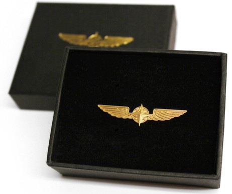 Pilot Wings Medium size Gold colour  WING-G-M 3.5CM