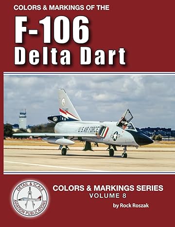 Colors and Markings F-106 Delta Dart  9798344014579