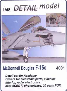 McDonnell Douglas F15C Eagle Detailset (Academy) dM4001