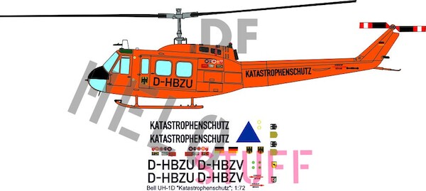 Bell UH-1D Huey "Katastrophenschutz"  DF10332