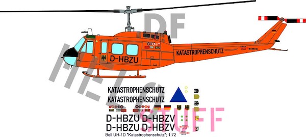 Bell UH-1D Huey "Katastrophenschutz" DF10332