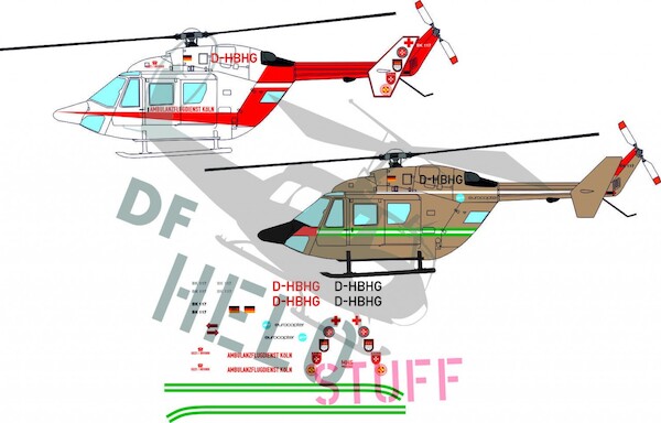 BK-117 "Ambulanzflugdienst Köln" DF11432