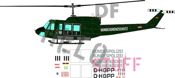 Bell 212 "Bundesgrenzschutz / Bundespolizei" DF20235