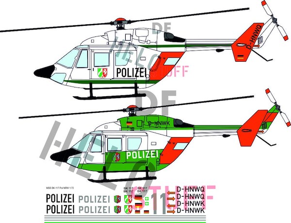 BK-117 "Polizei Nordrhein-Westfalen" DF21072