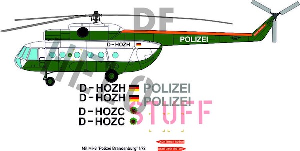 Mil Mi-8 "Polizei Brandenburg"  DF21372