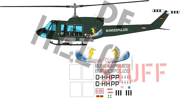 Bell 212 "Flyout Bundespolizei"  DF21648