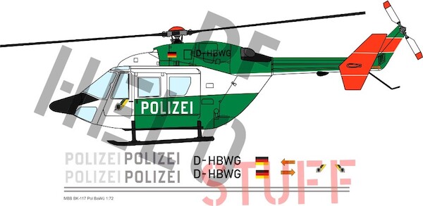 BK-117 "Polizei Baden-Württemberg" DF21832