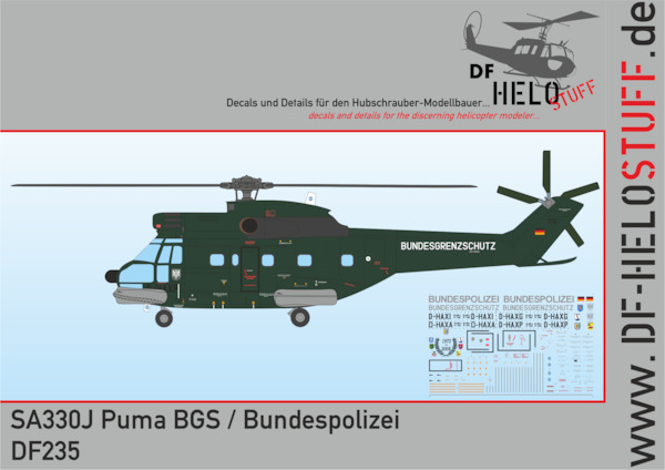 SA330J Puma "BGS and Bundespolizei" DF23548