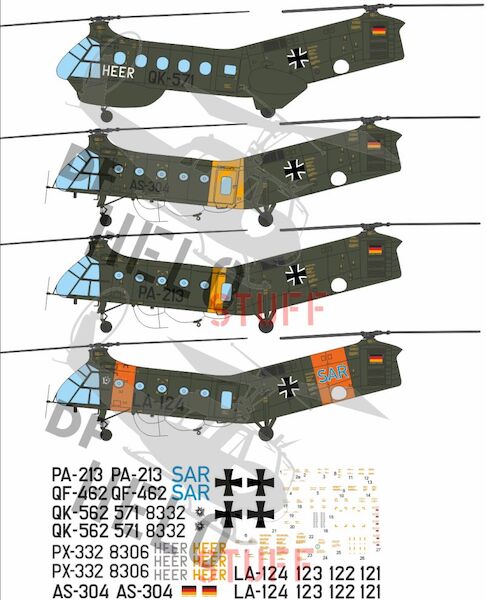 Vertol H21 (V-43 / V-44) "German Bananas" DF30548