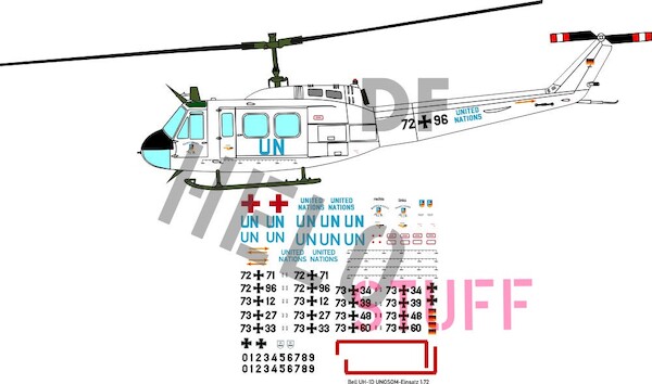 Bell UH-1D "UNO-Somalia Einsatz"  DF30832