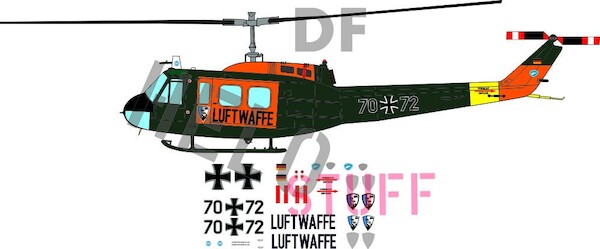 Bell UH-1D "HTG64 Special -Schulanstrich Norm 72" DF31032