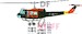 Bell UH-1D "HTG64 Special -Schulanstrich Norm 72" DF31032