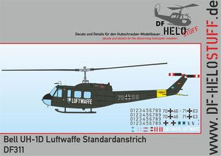 Bell UH-1D "HTG64 Special -Standardanstrich Norm 72"  DF31172