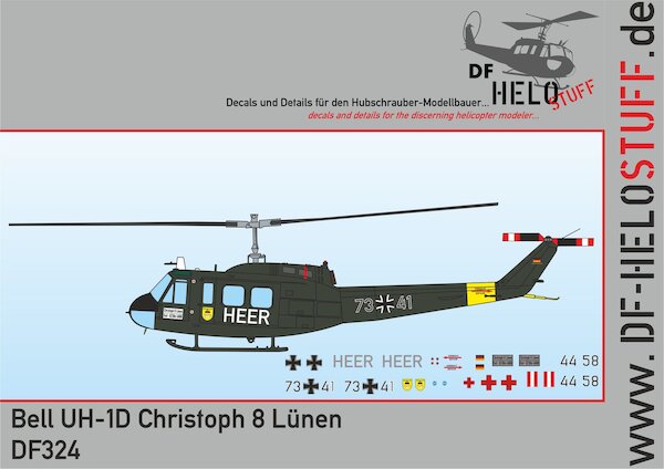 Bell UH-1D Christoph 8 Lünen DF32432
