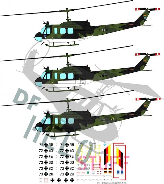 Bell UH-1D "Operation Kurdenhilfe" DF32632