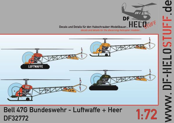 Bell 47G (Bunderswehr, Luftwaffe & Heer) DF32735