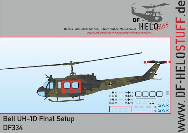 Bell UH-1D "Final Setup" The Last German SAR Huey's DF33432