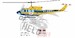 Bell 212/UH1N (Japan Coast Guard - old Colour scheme) DF40348