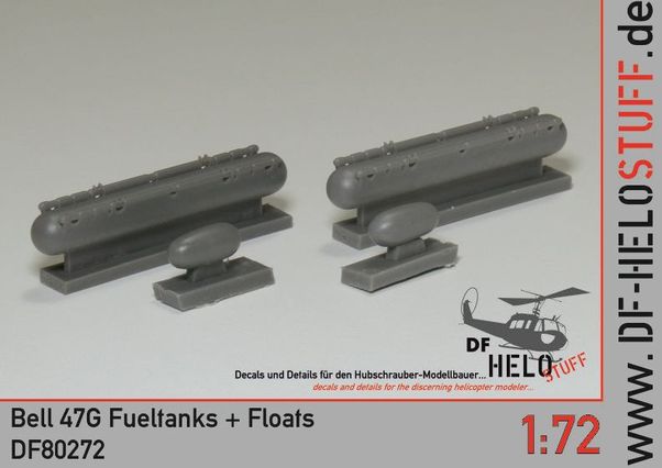 Floats and Fueltanks for Bell 47G DF80272