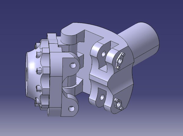 Rotor folds for CH53 and H3 Sea King (7 blades)  DF80648