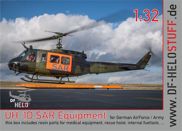 SAR Detailset for German UH1D Huey's  (Revell)  DF81032