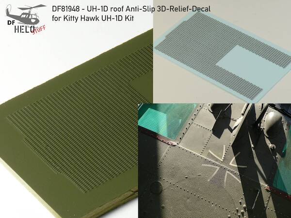 Anti-Slip-Surface for UH-1D Huey roof (KittyHawk) DF81932