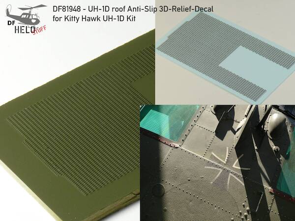 Anti-Slip-Surface for UH-1D Huey roof (KittyHawk)  DF81932